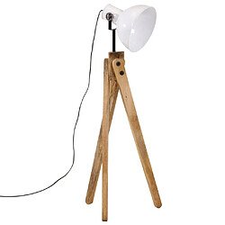 vidaXL Lampadaire 25 W blanc 45x45x120 cm E27