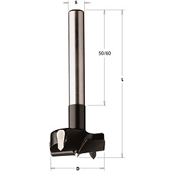 Mfls Mèche à façonner FOREZIENNE - Ø 35 mm x 90 mm - CMT51235011