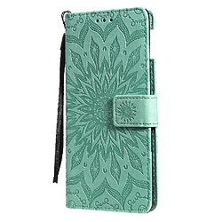 Etui en PU + TPU motif tournesol avec support vert pour votre Google Pixel 6