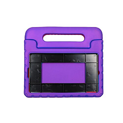 Coque en TPU poignée antichoc EVA avec support violet pour votre Samsung Galaxy Tab A 8.0 Wi-Fi (2019) SM-T290/Tab A 8.0 LTE (2019) SM-T295