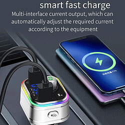 Acheter Yonis Transmetteur FM Bluetooth 5.0 Charge Rapide PD3.0 Lecture MP3 Mains-Libres Voiture