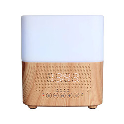 Universal Diffuseur d'huile essentielle Bluetooth intelligent Fabricant de brume à ultrasons avec haut-parleur Affichage du temps Réveil Humidificateur d'air pour la page d'accueil