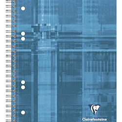 Cahier spirale Clairefontaine Bind'o block A5+ 16 x 21 cm perforé petits carreaux 180 pages pas cher