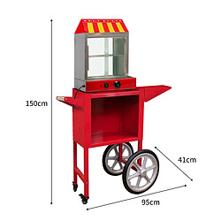 Acheter Monstershop KuKoo Cuiseur vapeur pour Hot Dog avec Chariot assorti