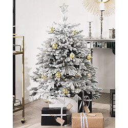 Beliani Sapin de Noël FORAKER 120 cm Blanc