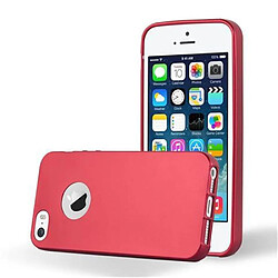 Cadorabo Coque iPhone 5 / 5S / SE 2016 Etui en Rouge