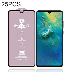 Wewoo Film de verre trempé Pour Huawei Mate 20 25 PCS 9H HD de plein écran à haute alumine