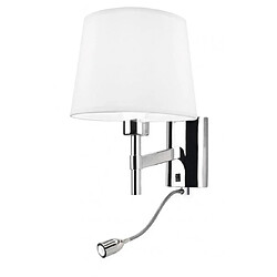 Leds C4 Lampe avec abat jour Bristol Métal Chrome