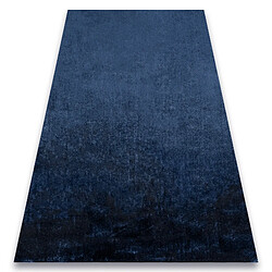 RUGSX Tapis VISCO bleu foncé 10 peluche, IMITATION FOURRURE DE LAPIN 120x170 cm