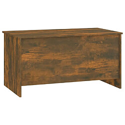 Avis Maison Chic Tabls basse,Table Console pour salon Chêne fumé 102x55,5x52,5 cm Bois d'ingénierie -MN42414