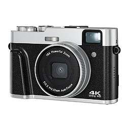 INF Appareil photo numérique 4K 48MP avec Zoom 16X/Autofocus/Anti-Shake, carte 32 Go