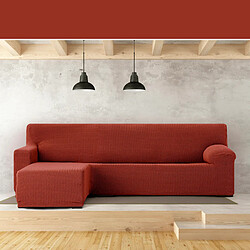 Avis Housse pour chaise longue accoudoir long gauche Eysa JAZ Rouge foncé 120 x 120 x 360 cm