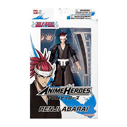 Bandai - Anime Heroes - Bleach - Figurine Anime Heroes 17 cm - Abarai Renji - 36972 Multicolore