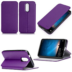 Etui luxe Huawei Mate 10 LITE 4G violet Ultra Slim Style Cuir avec stand - Housse coque de protection smartphone Huawei Mate 10 Lite - Accessoires pochette XEPTIO case