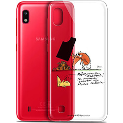 Caseink Coque Pour Samsung Galaxy A10 (6.2 ) [Gel HD Collection Les Shadoks ? Design Le Travail - Souple - Ultra Fin - Imprimé en France]