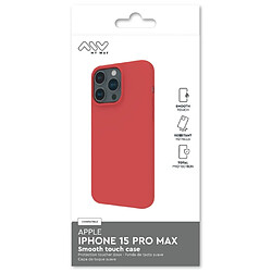 My Way Myway Coque pour iPhone 15 Pro Max Smoothie en TPU Rouge