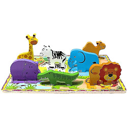 Universal Puzzle en bois animaux gros puzzle jouets