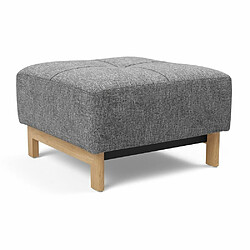 Inside 75 INNOVATION LIVING Pouf design PYXIS EXCESS Twist Charcoal 65*65 cm