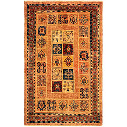 Vidal Tapis de laine 178x110 orange Kashkuli