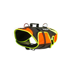 Julius-K9 Harnais-Gilet De Sauvetage Idc 3en1 Pour Chien, Orange Fluo, Taille M Pour Chien Orange Orange Fluo Taille M