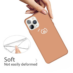 Avis Wewoo Coque Pour iPhone 11 Pro Petit Cochon Motif Coloré Givré TPU Téléphone Housse de Protection Corail Orange