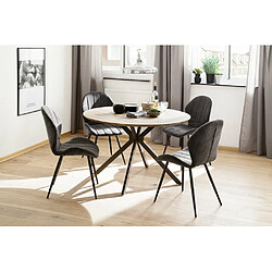 Avis Inside 75 Table de séjour ronde FOCE 120 cm chêne sauvage