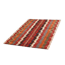 Avis Vidal Tapis de laine 184x135 rouge Jajim