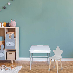 Toilinux Bureau pupitre pour enfant en MDF - Blanc