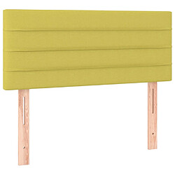 vidaXL Tête de lit Vert 80x5x78/88 cm Tissu