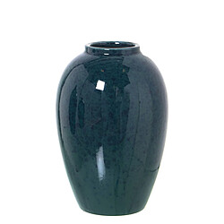 Vase Alexandra House Living Vert foncé Céramique 14 x 15 x 18 cm