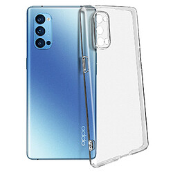 Avizar Coque Oppo Reno 4 Protection Flexible Fine et Légère Transparent