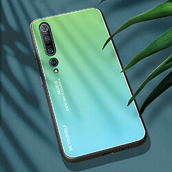 Coque en TPU dégradé de couleur cyan/bleu pour votre Xiaomi Mi 10/Mi 10 Pro