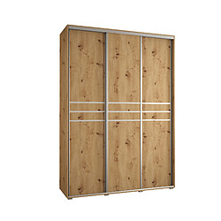 Abiks Meble Armoire Davos 10 À Portes Coulissantes 235,2/180/45 3 Portes