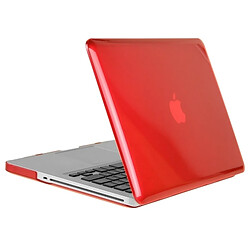 Avis Wewoo Housse Étui rouge pour Macbook Pro 13,3 pouces 3 en 1 Crystal Hard Shell boîtier de protection en plastique avec clavier de et prise de poussière de port