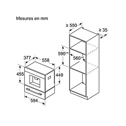 Avis Robot café expresso 19bars encastrable noir - CTL7181B0 - BOSCH