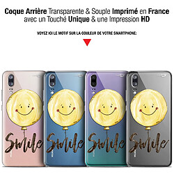 Avis Caseink Coque arrière Huawei P20 (5.8 ) Gel HD [ Nouvelle Collection - Souple - Antichoc - Imprimé en France] Smile Baloon