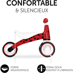 Avis Hauck Porteur Ride-on 1st Ride Three Coccinelle Rouge