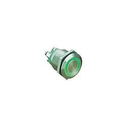 Bouton poussoir anti vandalisme Bulgin MPI002/TERM/GN 24 V/DC 0.05 A 1 x Off/(On) IP66 momentané 1 pc(s)