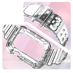 Acheter Avizar Bracelet pour Apple Watch 49mm Silicone Bumper Ajustable transparent