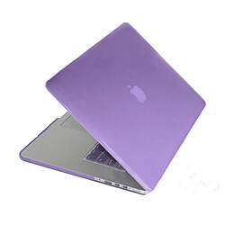 Wewoo Housse Étui Violet pour Macbook Pro Retina 15,4 pouces de protection en cristal dur