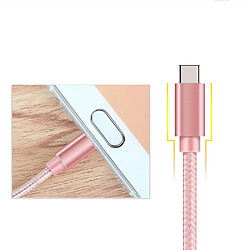 Avis Cable pour Samsung Galaxy A20E / A40 / A50 / A70 / A80 / S10 / S10 PLUS / S10E / S9 / S8 / NOTE 10 / NOTE 10 PLUS / NOTE 9 / NOTE 8 / A8 2018 / A9 2018 - Cable USB-C Nylon Tressé Rose [Phonillico]