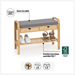 Avis Five Simply Smart Range chaussure banc Jano 4 paires en bambou - FIVE