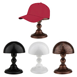 Acheter Métal Classique Chapeau Cap Stockage Titulaire D'affichage Cheveux Perruque Rack Étagère Stand Cuivre