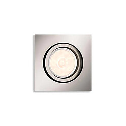 Ledkia Spot Downlight Carré Donegal Coupe Ø70 mm Nickel