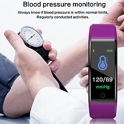 Avis Wewoo Bracelet connecté ID115 Plus Smart Fitness Cardiofréquencemètre Tensiomètre Podomètre Santé Course à Pied Sport SmartWatch pour IOS Android bleu