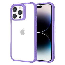 Coque en TPU anti-chute, anti-rayures pour votre iPhone 14 Pro - violet