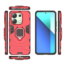 Htdmobiles Coque pour Xiaomi Redmi Note 13 4G - housse etui rigide anti choc + film ecran - ROUGE