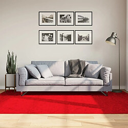 vidaXL Tapis OVIEDO à poils courts rouge 160x230 cm