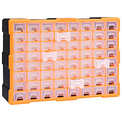 Acheter vidaXL Organisateur multi-tiroirs avec 64 tiroirs 52x16x37,5 cm