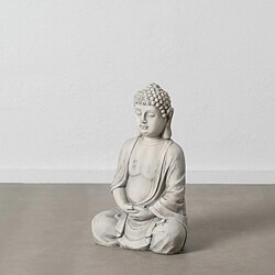 BigBuy Home Sculpture Buda Gris Ethnique 44,5 x 28 x 70,5 cm